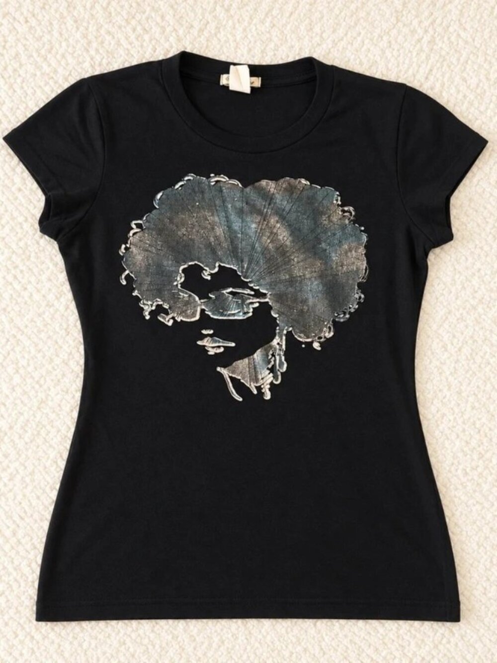 Vintage-Inspired Afro Graphic Tee | Statement T-Shirt